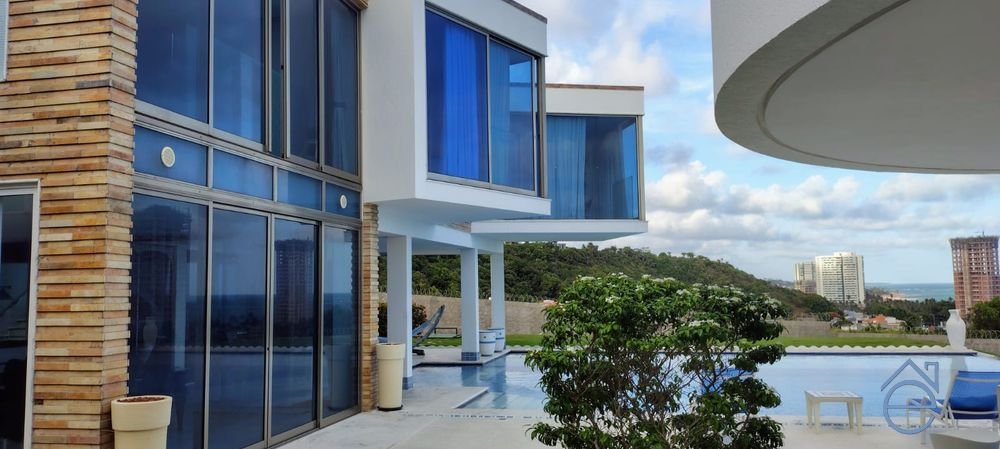 Casa alto padrão, vista mar espetacular, 1105,28m2, Condomínio Horizonte Fênix - Foto 5