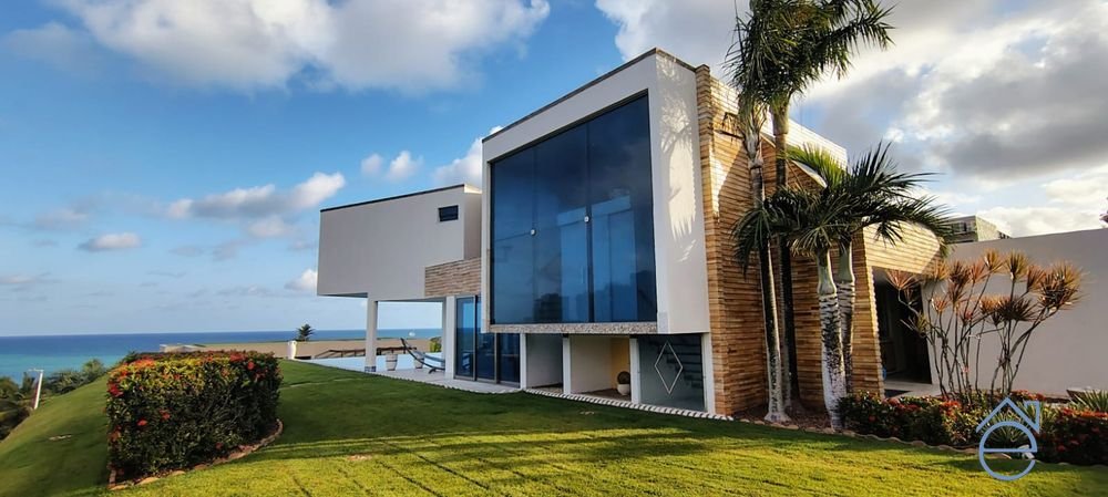 Casa alto padrão, vista mar espetacular, 1105,28m2, Condomínio Horizonte Fênix - Foto 7